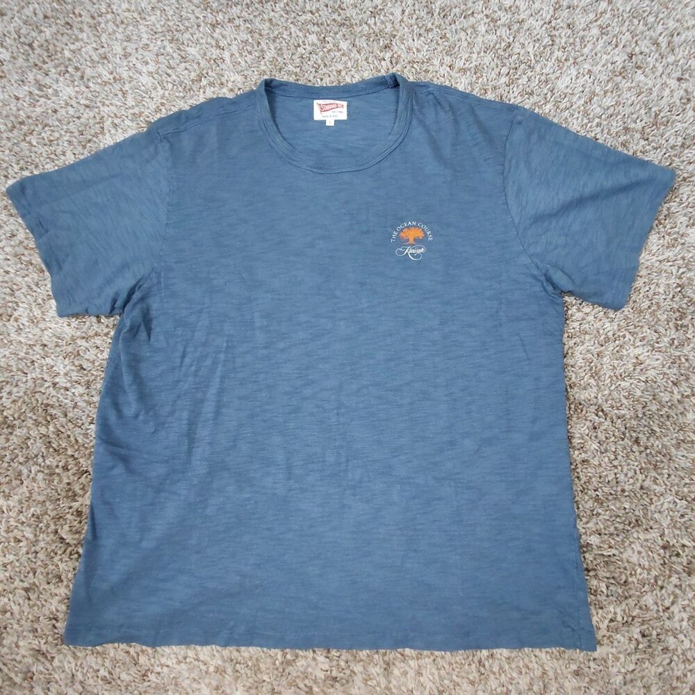 Standard Rec Kiawah The Ocean Course Golf Club T-Shirt Tee Mens Large Blue